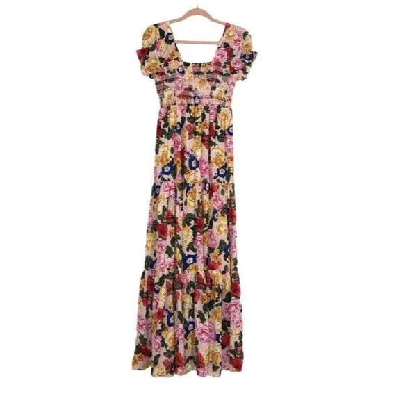 BuddyLove ROSS CUT OUT MIDI DRESS - MONET Size Medium - Picture 2 of 10